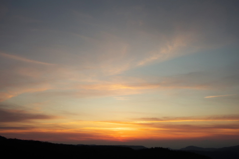 城ヶ倉の夕景