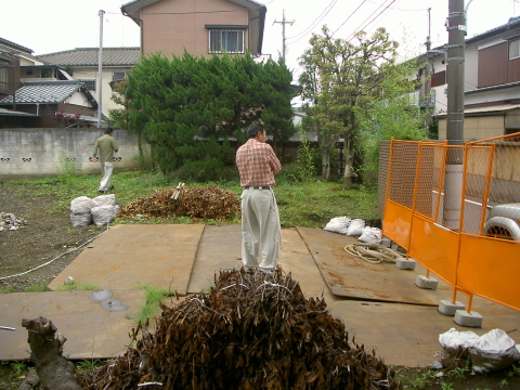 障害物の確認